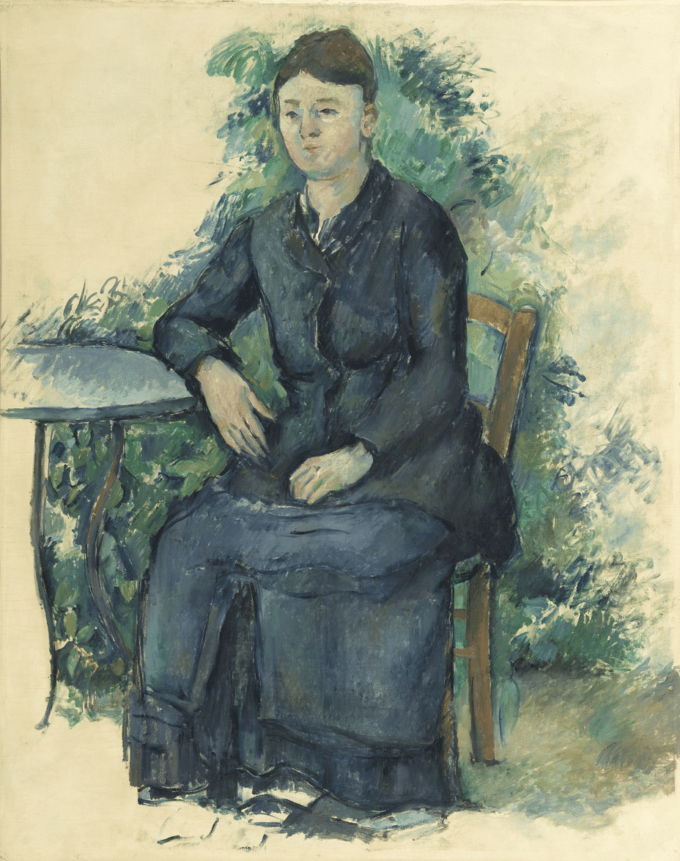 Madame Cézanne nel giardino – Paul Cézanne Paul Cézanne 70x85