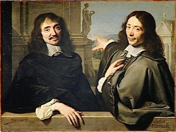 Doppio ritratto di François Mansard e Claude Perrault – Philippe de Champaigne Philippe de Champaigne 85x75