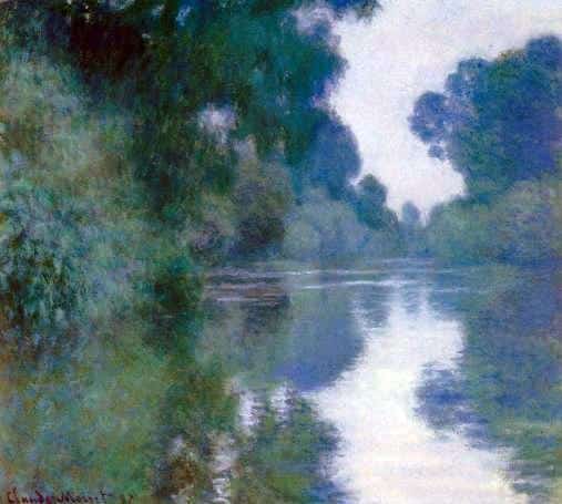 Matinée sulla Senna, vicino a Giverny – Claude Monet "Matinées" di Claude Monet 70x70