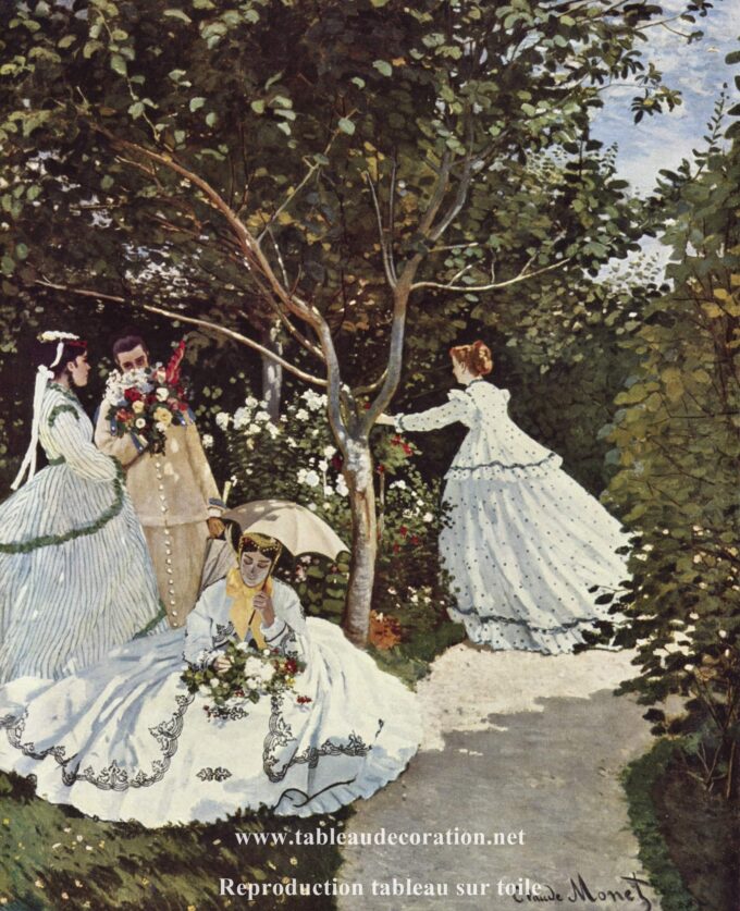 Donne nel giardino – Claude Monet Claude Monet 70x85