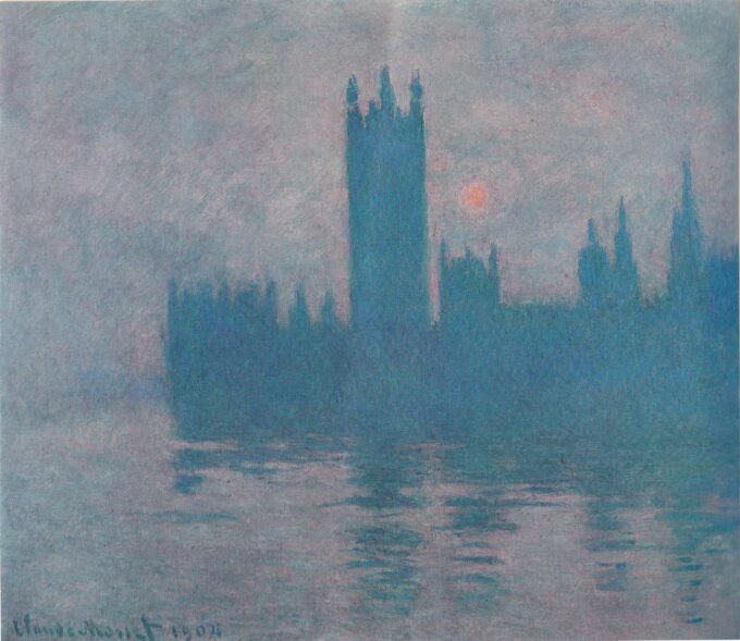 Il Parlamento di Londra (W 1602) – Claude Monet Claude Monet 70x70