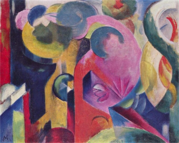 Composizione III – Franz Marc Franz Marc 85x75