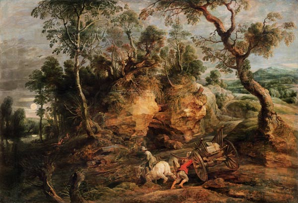 Paesaggio con trasportatori di pietra – Peter Paul Rubens Peter Paul Rubens 105x70