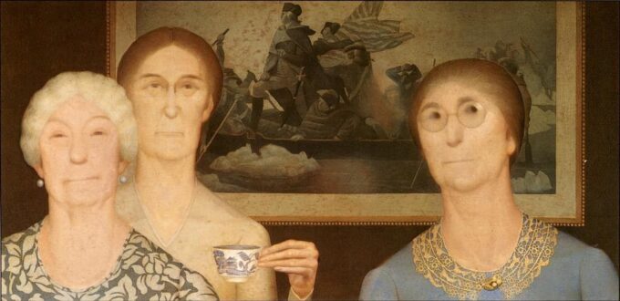 Fille della Rivoluzione – Grant Wood Grant Wood 140x70