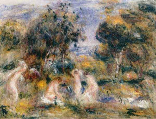 I bagnanti – Pierre-Auguste Renoir Pierre-Auguste Renoir 85x75