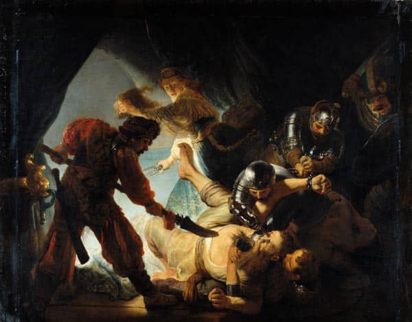 L’éblouissement di Sansone (o: Il trionfo di Dalila) – Rembrandt van Rijn Rembrandt van Rijn 85x75