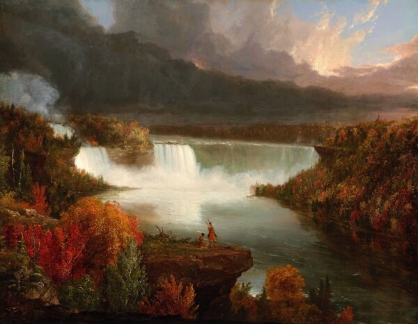 Vista lontana delle cascate del Niagara – Thomas Cole Thomas Cole 85x75