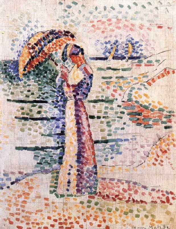 Figura con ombrello 1905 – Matisse Henri Matisse 70x85