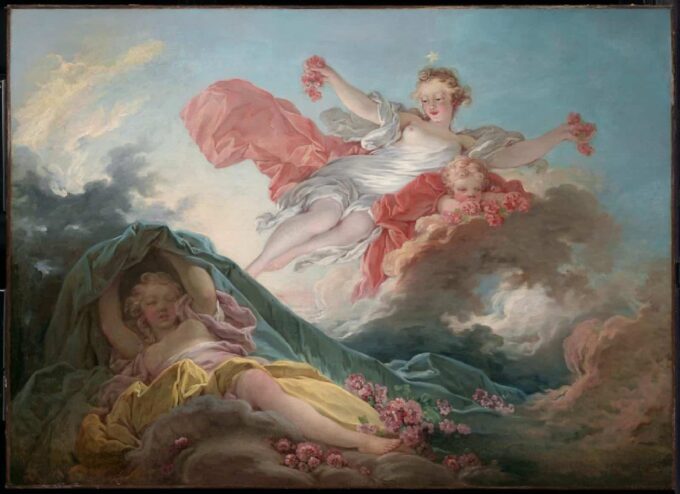 L’aurora trionfante della notte – Jean-Honoré Fragonard Jean-Honoré Fragonard 105x70