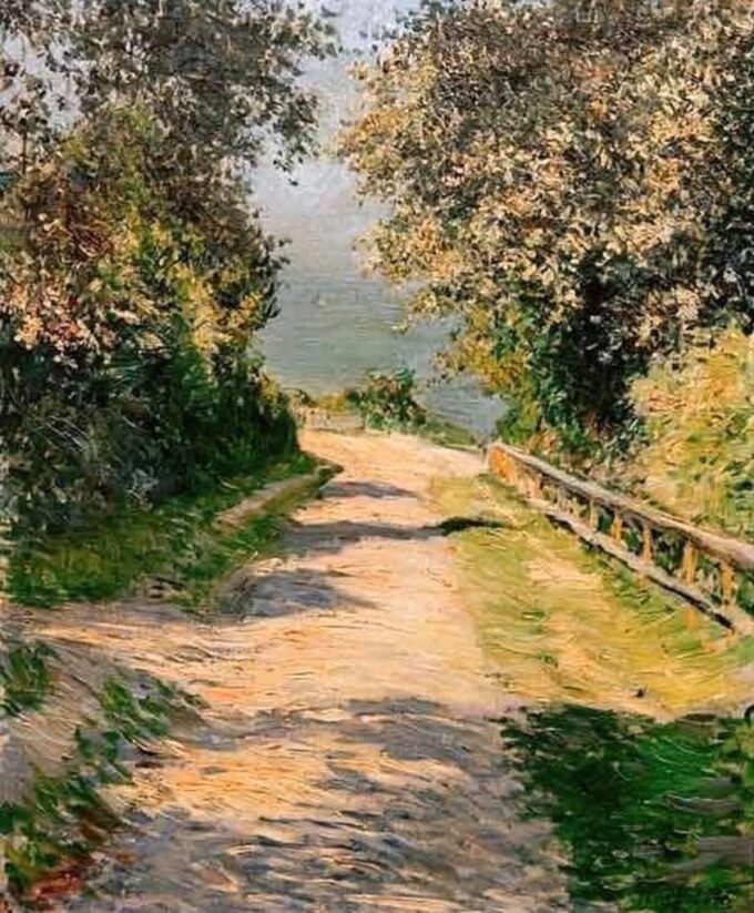 Paesaggio – Caillebotte Gustave Caillebotte 70x85