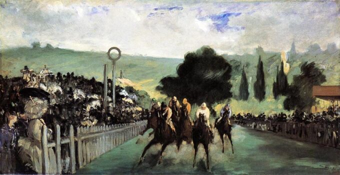 Le Corse a Longchamp – Edouard Manet Édouard Manet 140x70