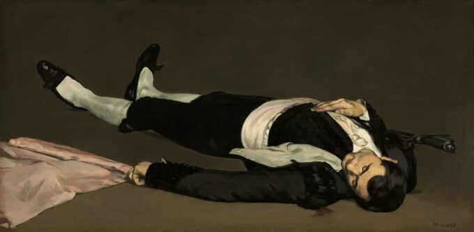 L’Uomo morto – Edouard Manet Édouard Manet 140x70