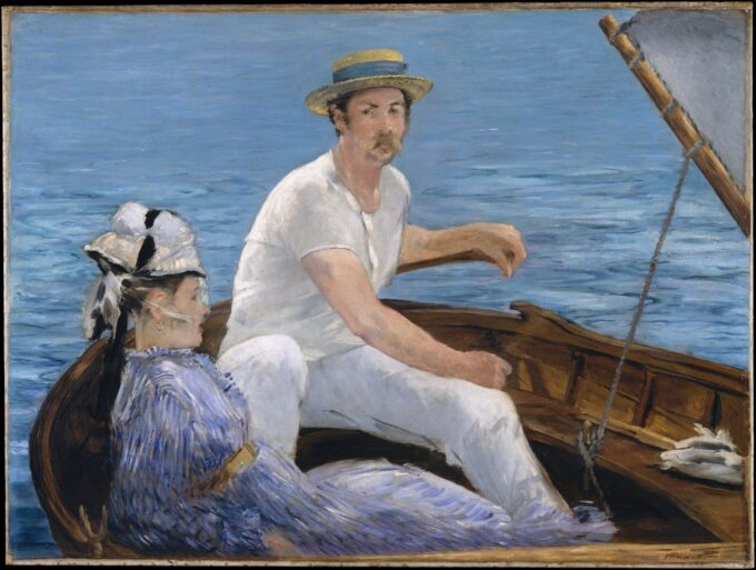 In barca – Edouard Manet Édouard Manet 85x75