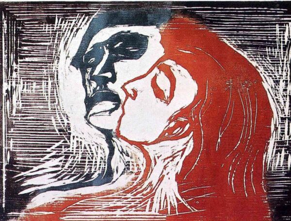 Testa a testa – Edvard Munch Edvard Munch 85x75