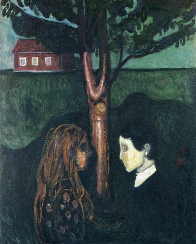 Gli Occhi negli Occhi – Edvard Munch Edvard Munch 70x85