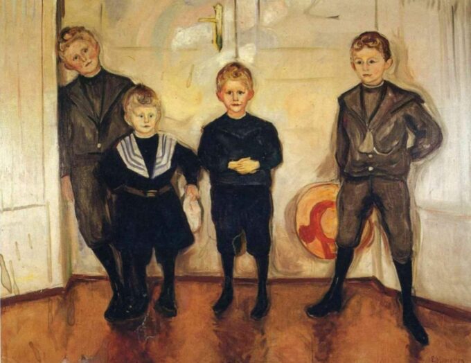 I Fils del Dr. Linde – Edvard Munch Edvard Munch 85x75