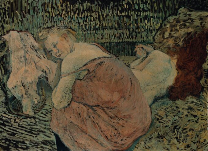 Le due amiche – Toulouse Lautrec Henri de Toulouse-Lautrec 105x70