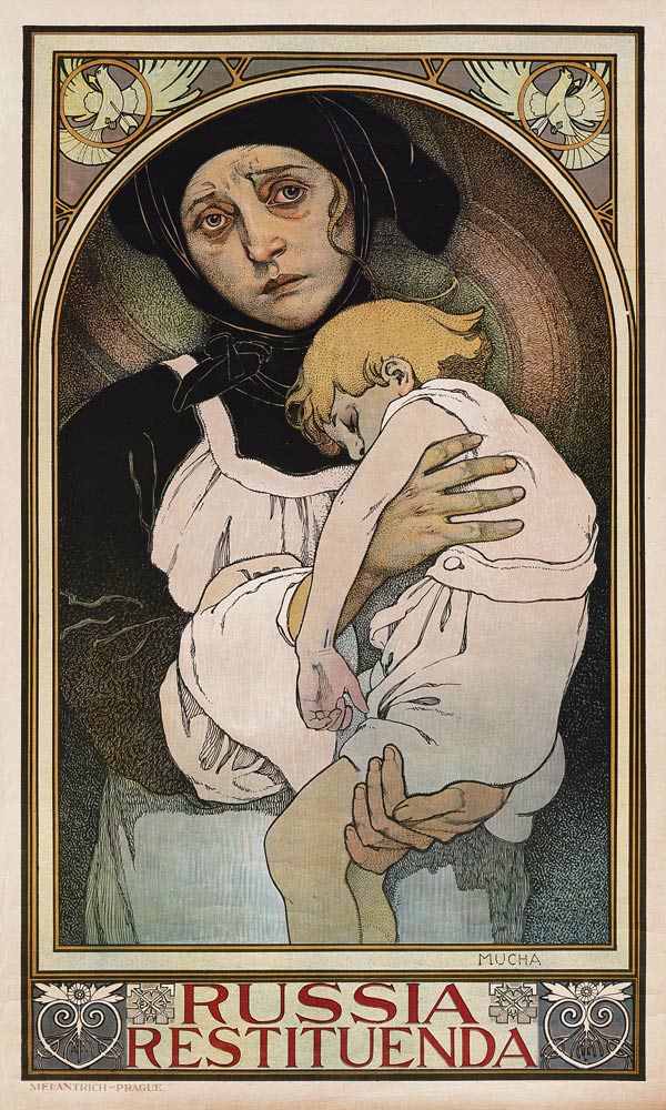 Russie restituenda – Mucha Alfons Mucha 70x120