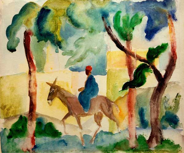 Cavalieri d’asino – August Macke August Macke 85x75