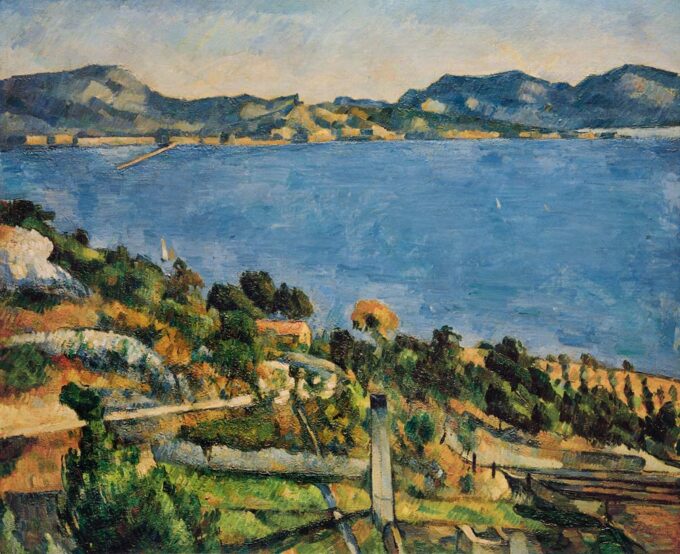 Estaque paesaggio nel golfo di Marsiglia – Paul Cézanne Paul Cézanne 85x75