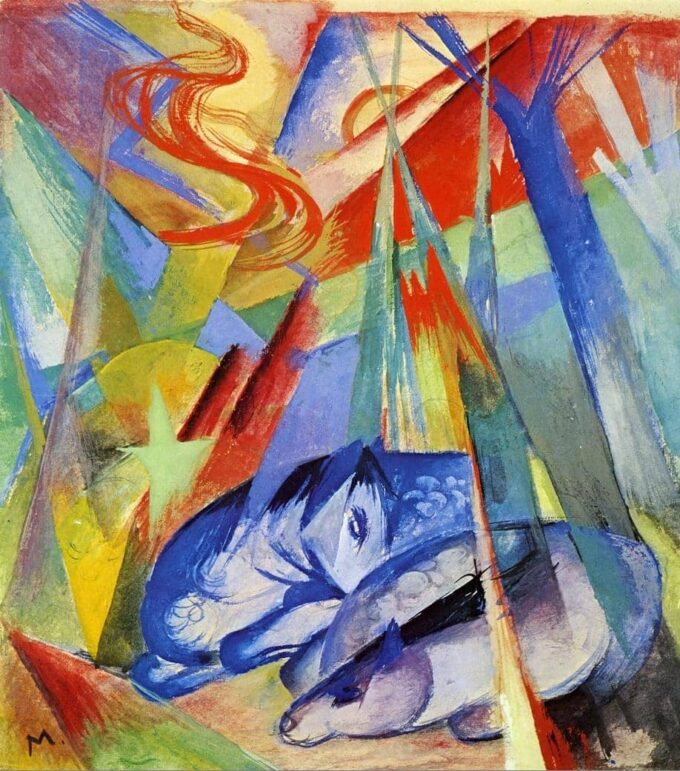 Animali che dormono – Franz Marc Franz Marc 70x70