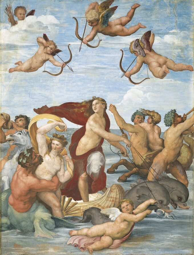 Il trionfo di Galatea – Raffaello (pittore) Raffaello Sanzio 70x85