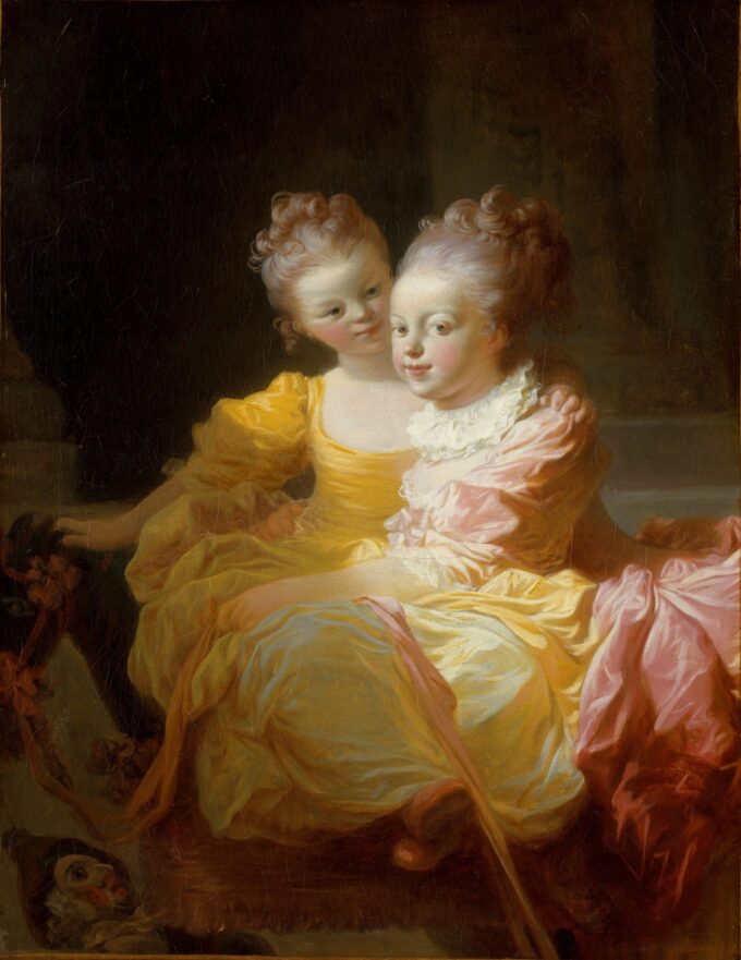 Le due sorelle – Jean-Honoré Fragonard Jean-Honoré Fragonard 70x85