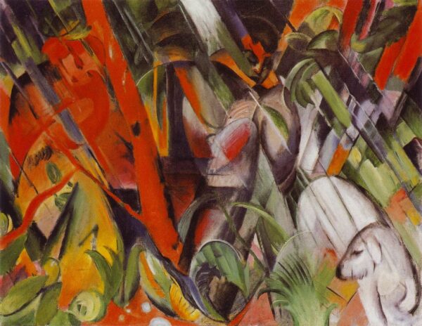 Sotto la pioggia – Franz Marc Franz Marc 85x75