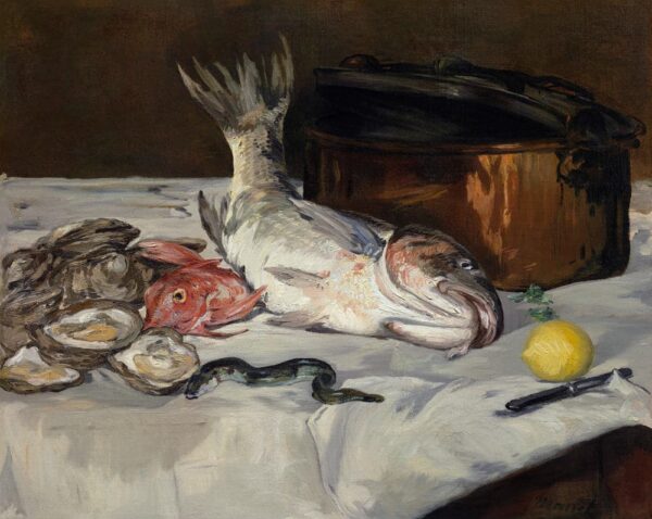 Pesce (Natura morta) – Edouard Manet Édouard Manet 85x75