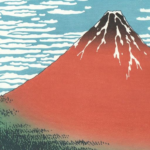 Le Fuji in tempo sereno – Katsushika Hokusai Katsushika Hokusai 70x70