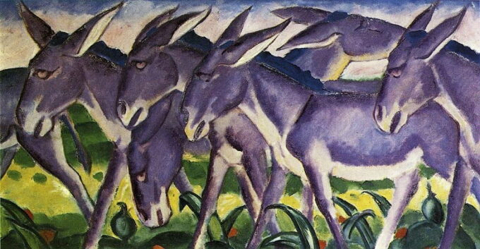 Frise d’âne – Franz Marc Franz Marc 140x70