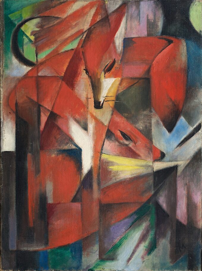 I Volpi – Franz Marc Franz Marc 70x85