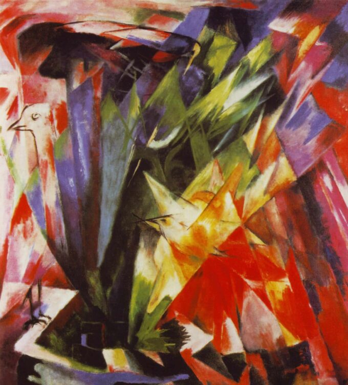 Uccelli – Franz Marc Franz Marc 70x70