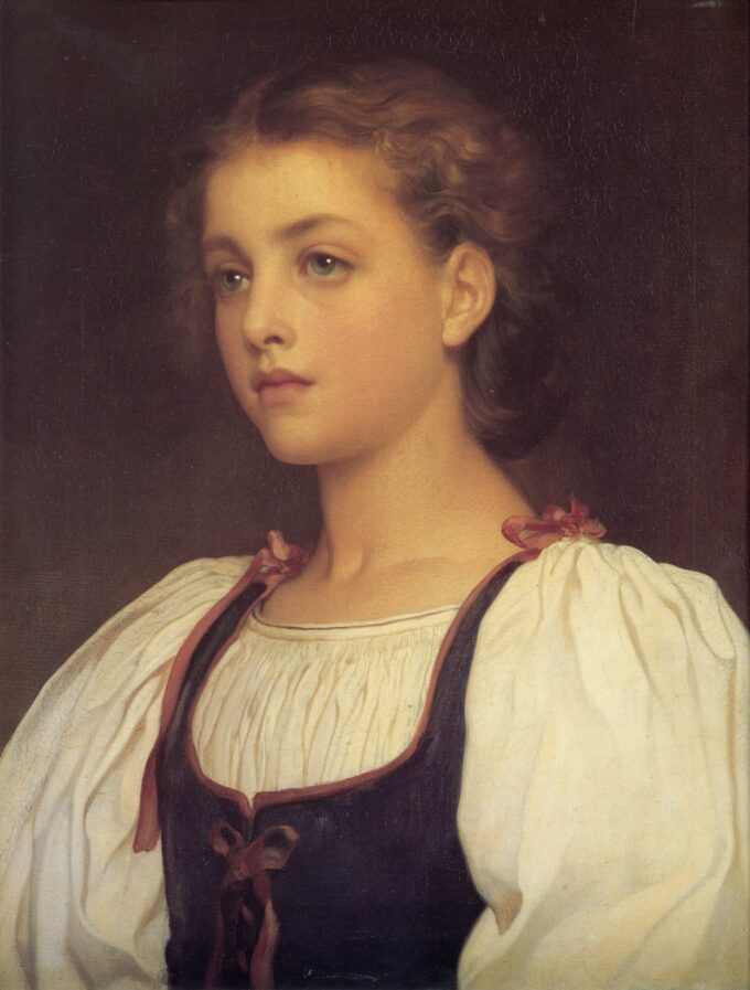 Biondina – Frederic Leighton Frederic Leighton 70x85