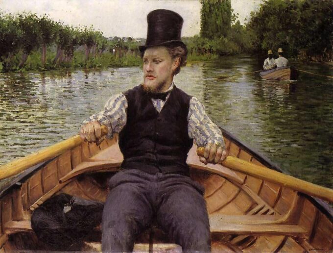 La Parte di barca – Caillebotte Gustave Caillebotte 85x75