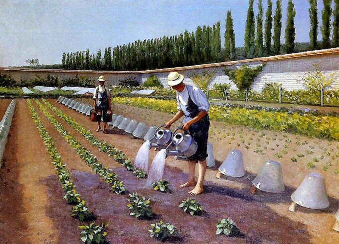 I giardinieri – Caillebotte Gustave Caillebotte 105x70