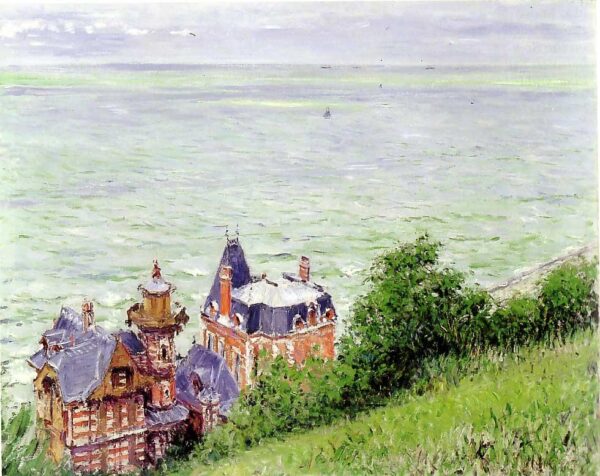 Villas a Trouville – Caillebotte Gustave Caillebotte 85x75