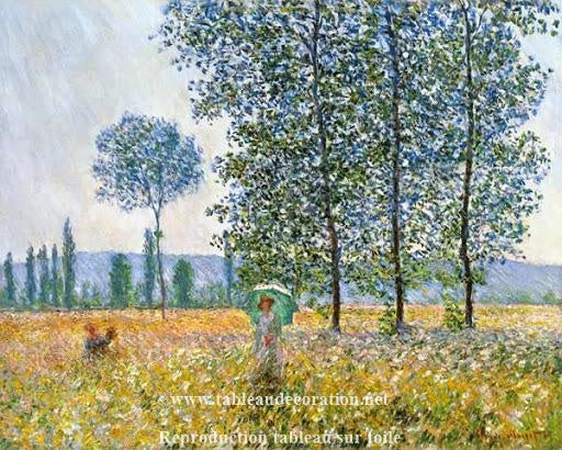 Campi in primavera – Claude Monet Claude Monet 85x75