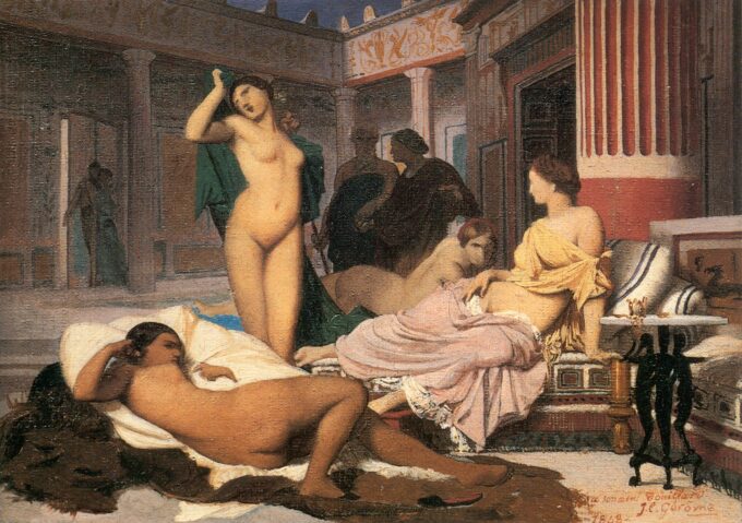 Interno greco – Jean-Léon Gérôme Jean-Léon Gérôme 105x70