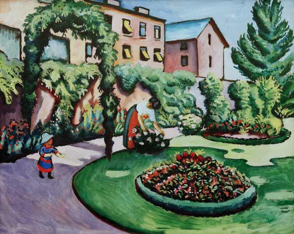 Il giardino Macke a Bonn – August Macke August Macke 85x75