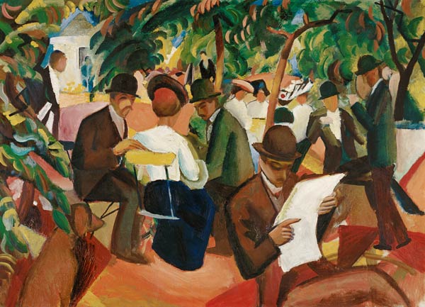 Ristorante del giardino – August Macke August Macke 105x70