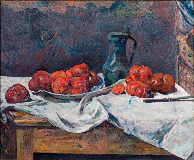 Natura morta con pomodori – Paul Gauguin Paul Gauguin 85x75