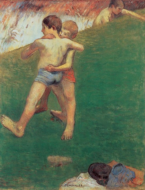 I bambini che lottano – Paul Gauguin Paul Gauguin 70x85