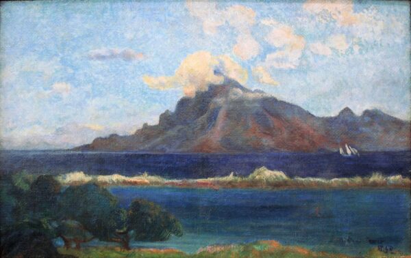 Paesaggio di Te Vaa (Tahiti) – Paul Gauguin Paul Gauguin 105x70