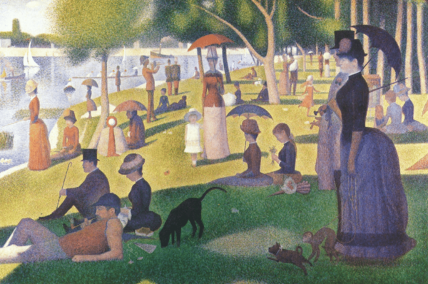 Un domenica pomeriggio all’isola della Grande Jatte – Georges Seurat Georges Seurat 105x70