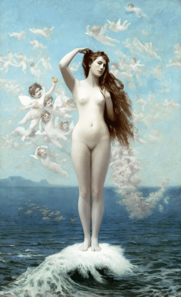 Venere che esce dalle acque – Jean-Léon Gérôme Jean-Léon Gérôme 70x105