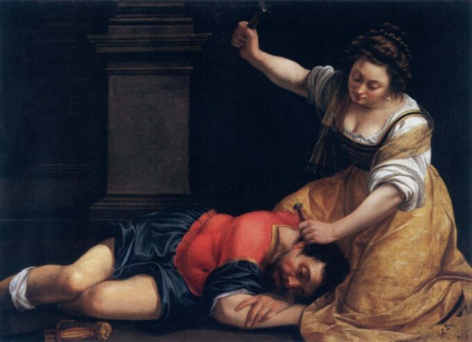 Jaël e Sisera – Artemisia Gentileschi Artemisia Gentileschi 105x70