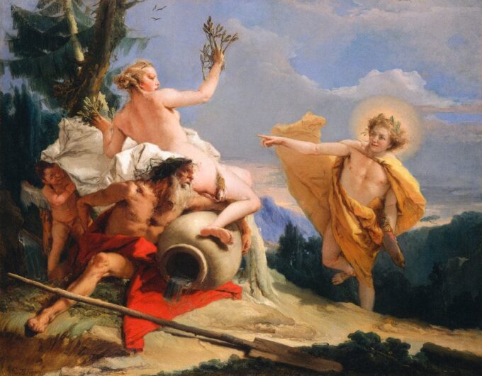 Apollo alla ricerca di Dafne – Giambattista Tiepolo Giambattista Tiepolo 85x75