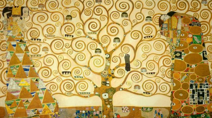 Albero della vita della villa Stoclet – Gustav Klimt Gustav Klimt 120x70