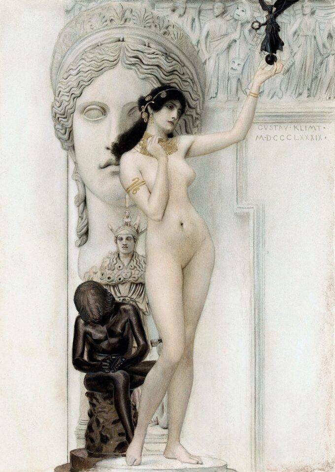 Allegoria della scultura – Gustav Klimt Gustav Klimt 70x105